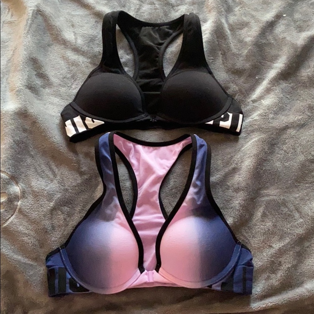 Racer Back Pink VS push-up Bra
